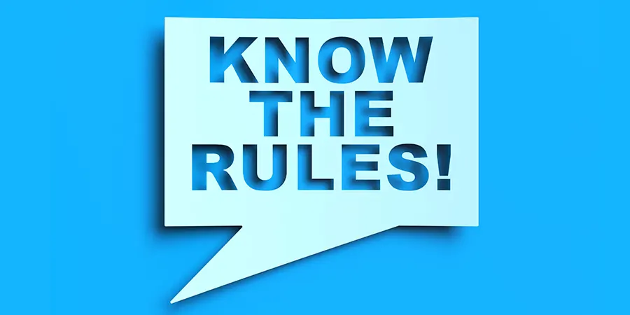 Mastering Retirement Abroad Speech bubble graphic with “know the rules” – symbolising the importance of understanding international pension and tax regulations for UK expats.