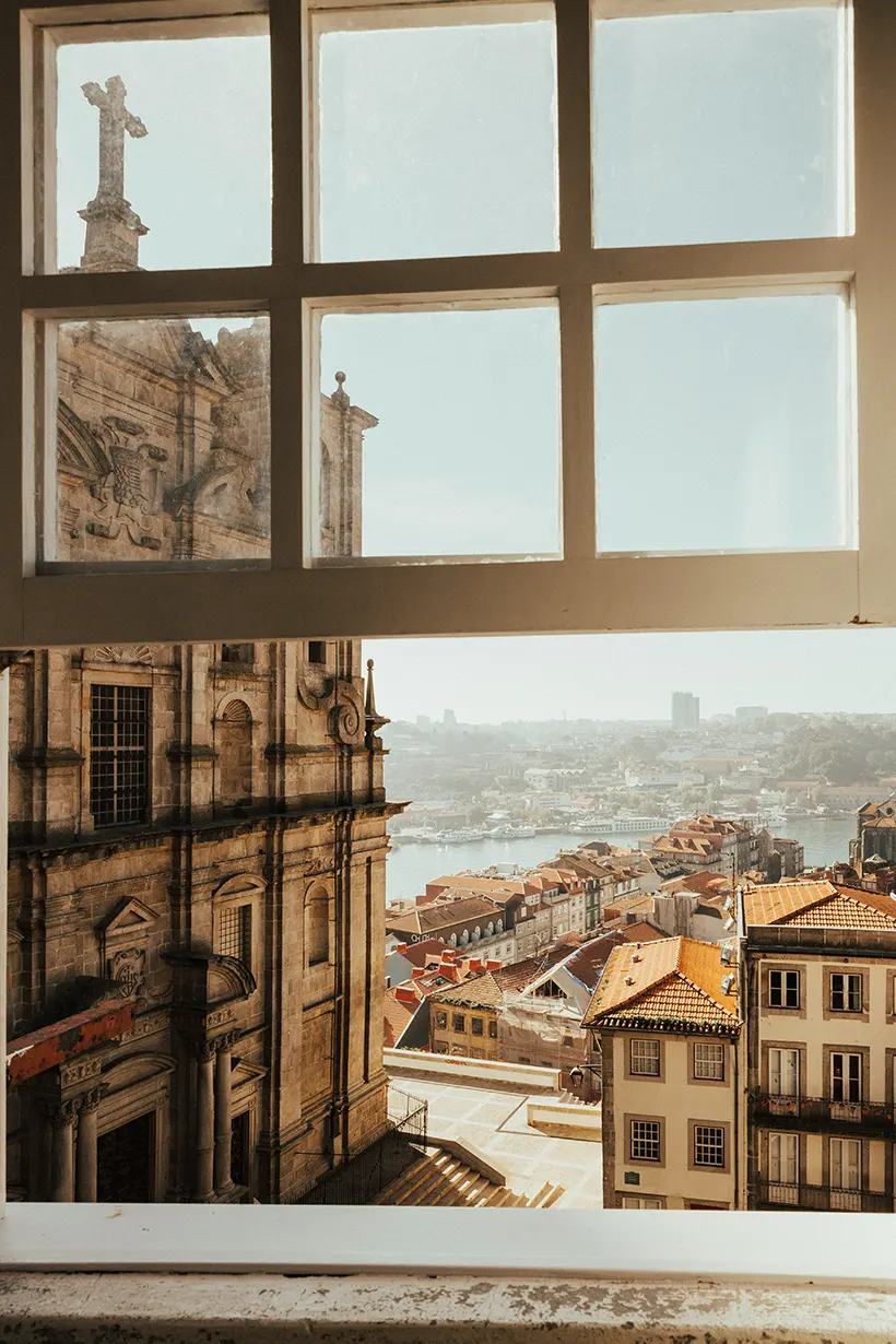 View of Portugal through an open window